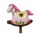 New Baby Girl Rocking Horse Pink +$35.00